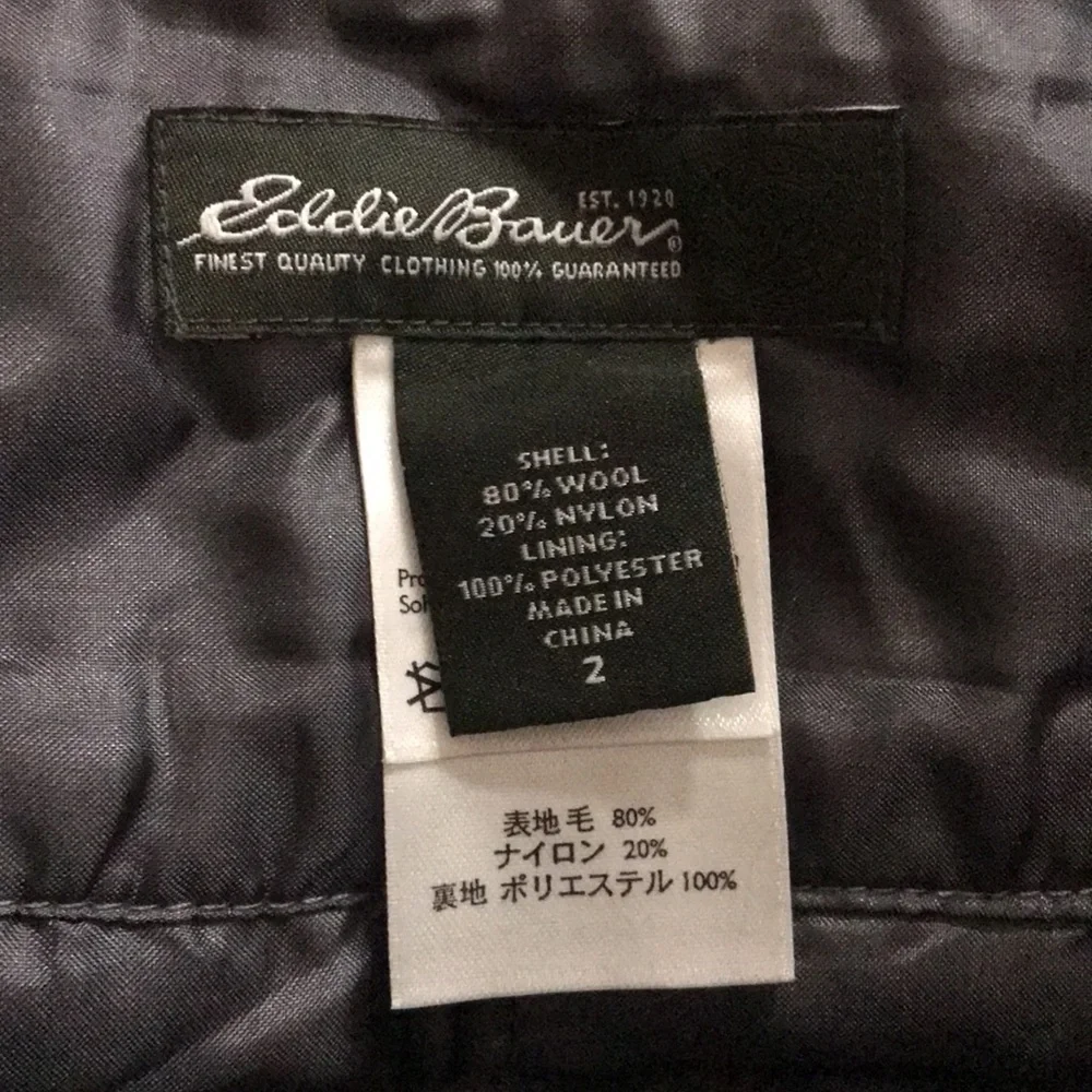 Eddie Bauer Women's 2 Plaid Gray and‎ Red Skirt Bohemian Hippie 70s 60s
